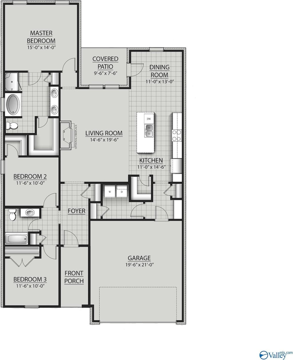 16624 Ted Childs Dr, Athens, AL 35613 - plan
