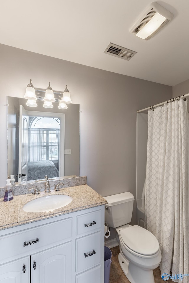 14690 Birchbark St, Athens, AL 35613 - full bath featuring connected bathroom, toilet, visible vents, and vanity