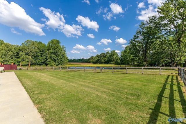 14690 Birchbark St, Athens, AL 35613 - view of yard with a water view and a fenced backyard