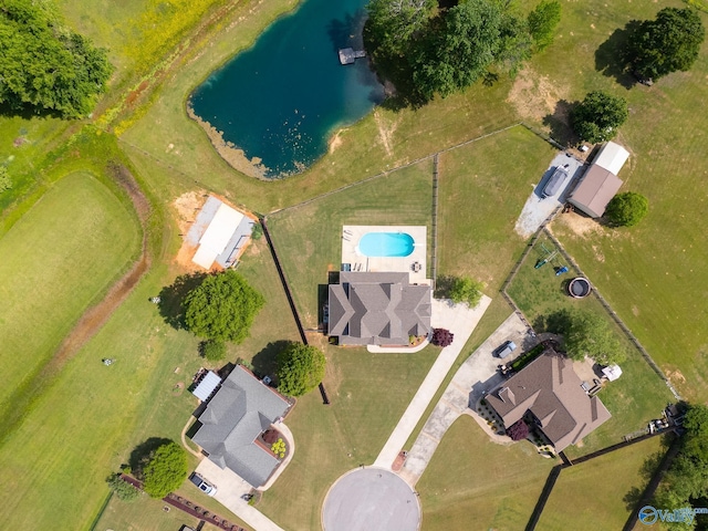 14690 Birchbark St, Athens, AL 35613 - birds eye view of property with a water view
