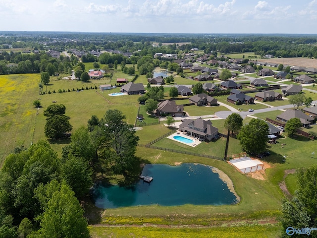 14690 Birchbark St, Athens, AL 35613 - birds eye view of property with a water view