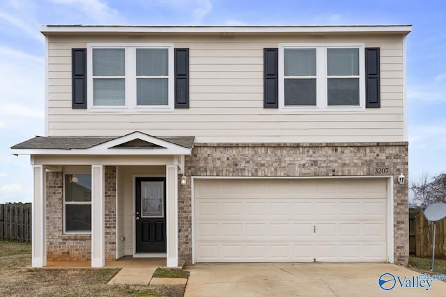 3207 Avalon Lake Dr, Madison, AL 35756 - view of front of house with a garage