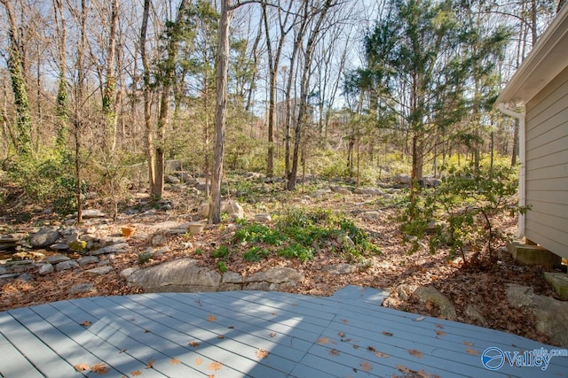 view of deck