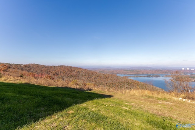 property view of mountains with a water view