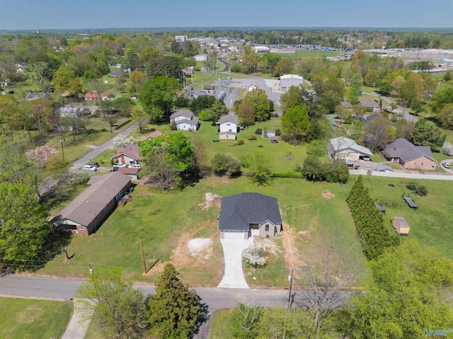 drone / aerial view featuring a residential view