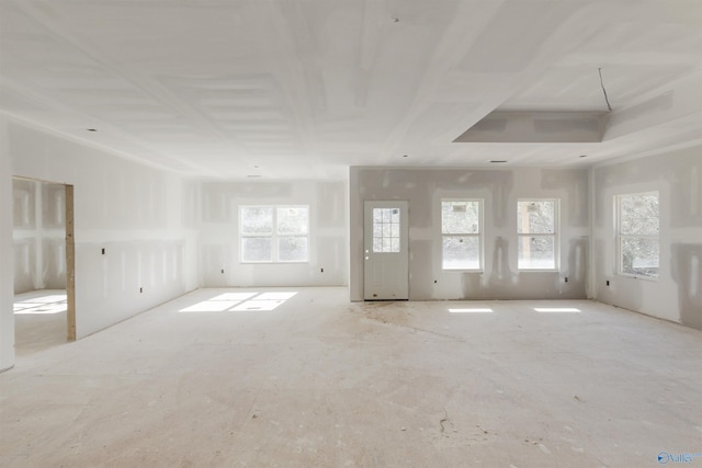 view of unfurnished living room