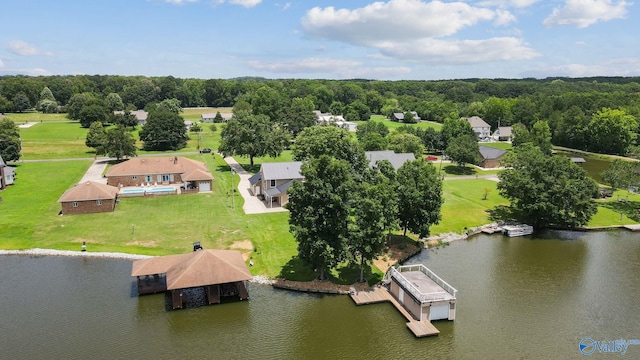 919 Colquitt Rd, Gadsden, AL 35903 - drone / aerial view of a large body of water