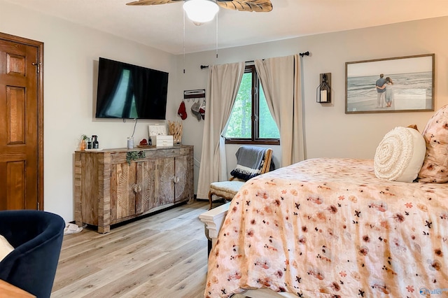 3103 Burningtree Mountain Rd, Decatur, AL 35603 - bedroom featuring wood finished floors and ceiling fan