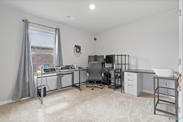 117 Hank Ct, Hazel Green, AL 35750 - office space featuring light carpet and baseboards
