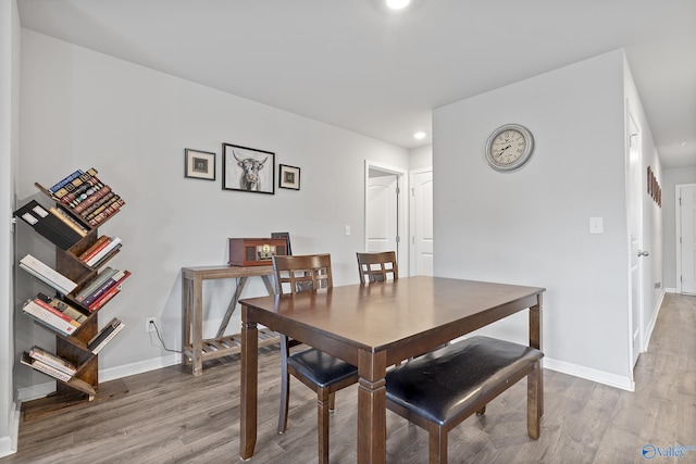 117 Hank Ct, Hazel Green, AL 35750 - dining space featuring wood finished floors and recessed lighting