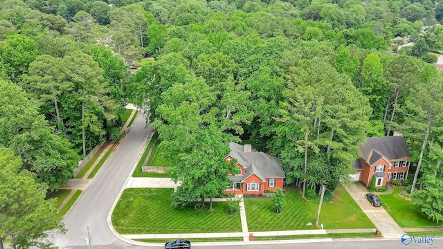 114 Spring Water Dr, Madison, AL 35758 - drone / aerial view of a heavily wooded area