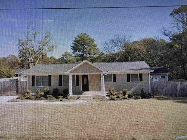 view of ranch-style house