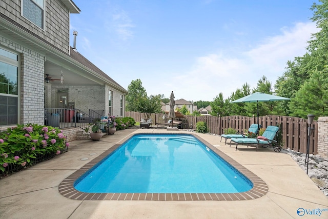 155 Holbrook Dr, Huntsville, AL 35806 - view of swimming pool with a patio and a fenced backyard