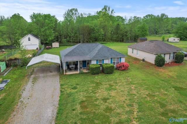 1004 Carter Grove Rd, Hazel Green, AL 35750 - drone / aerial view