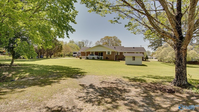 view of yard
