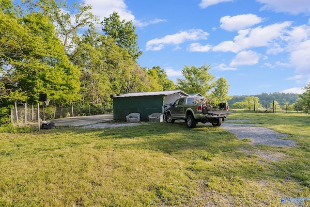 view of yard