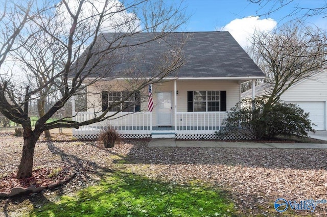 view of front of house with covered porch