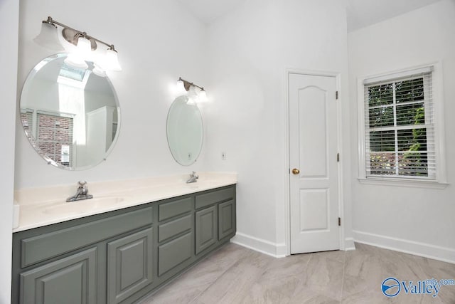 119 Cannes Dr, Brownsboro, AL 35741 - full bathroom featuring double vanity and baseboards