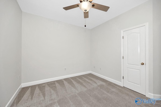 119 Cannes Dr, Brownsboro, AL 35741 - carpeted spare room featuring ceiling fan and baseboards