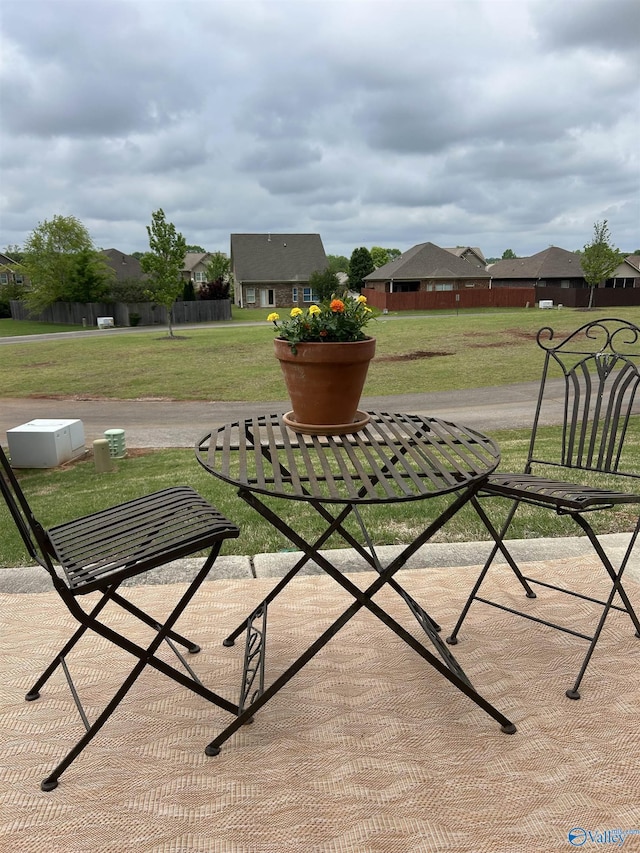 7607 NW Ashor Dr, Huntsville, AL 35806 - view of patio / terrace with a residential view