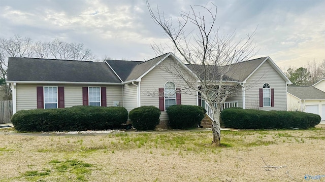 view of ranch-style house