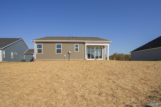 view of rear view of house