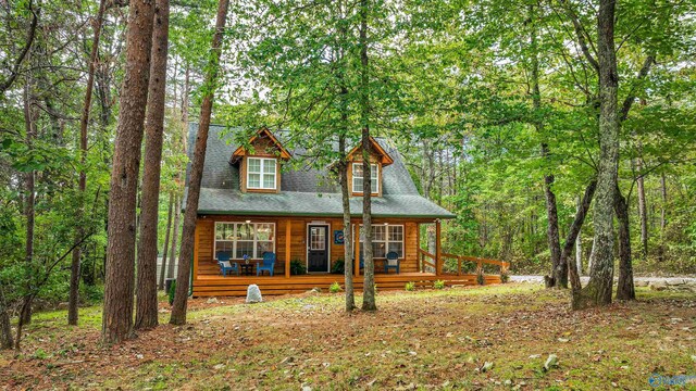 348 Rd 1951, Mentone, AL 35984 - chalet / cabin featuring covered porch