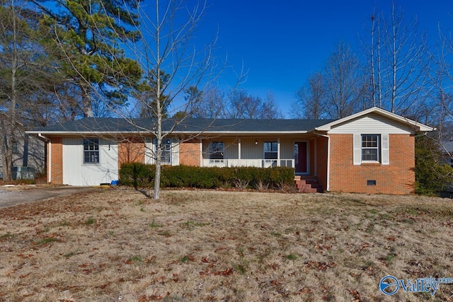 view of ranch-style home