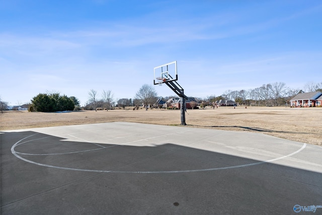 view of sport court