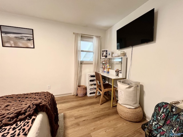 229 Crawford Rd, Scottsboro, AL 35769 - bedroom featuring baseboards and light wood-style floors