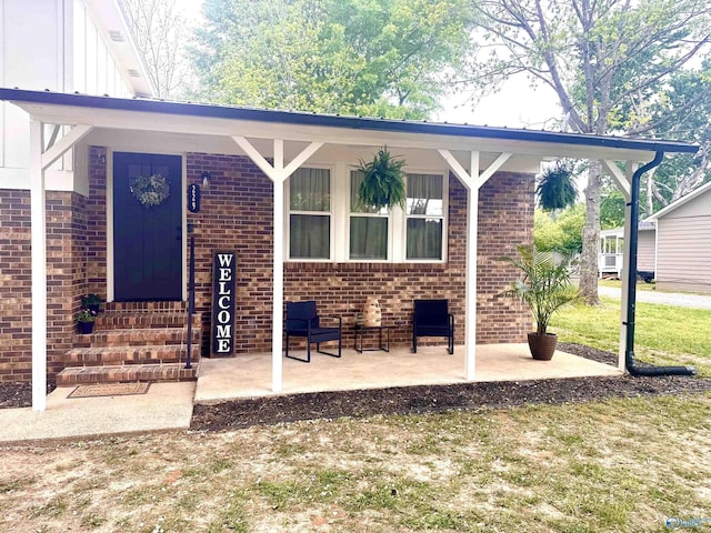 229 Crawford Rd, Scottsboro, AL 35769 - exterior space featuring brick siding