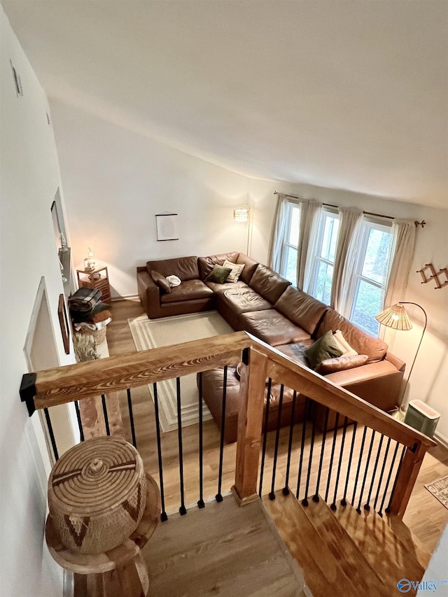 229 Crawford Rd, Scottsboro, AL 35769 - living room with wood finished floors