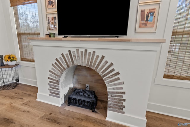 room details featuring wood-type flooring