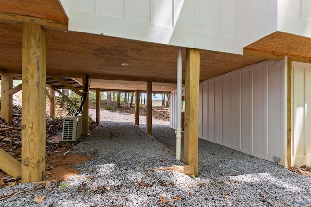 view of patio featuring ac unit