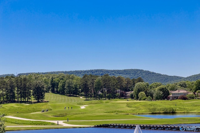 2624 Bransford Trl, Owens Cross Roads, AL 35763 - view of mountain background with a nearby body of water and a local golf course