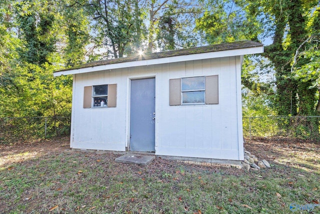 view of outbuilding