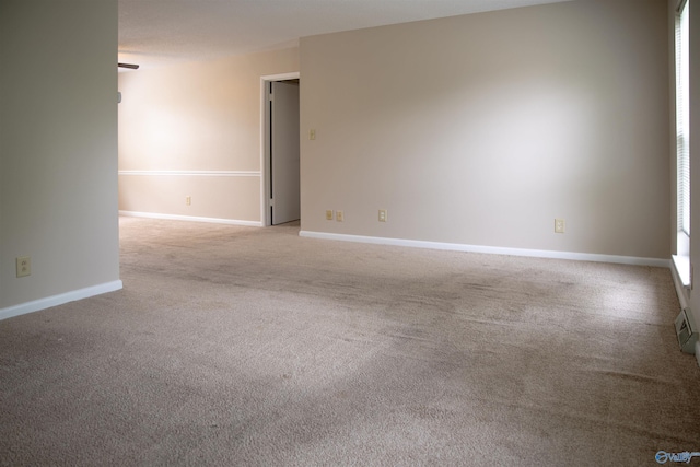 8206 SE Willowbrook Cir Unit B, Huntsville, AL 35802 - empty room with carpet floors and baseboards