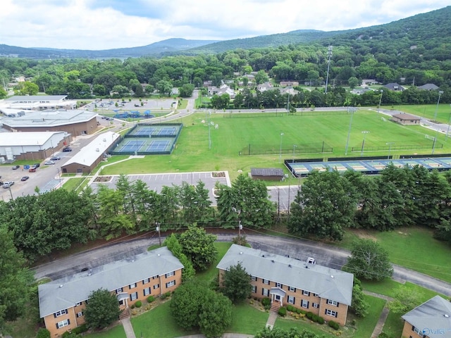 8206 SE Willowbrook Cir Unit B, Huntsville, AL 35802 - drone / aerial view of a mountain backdrop and a forest