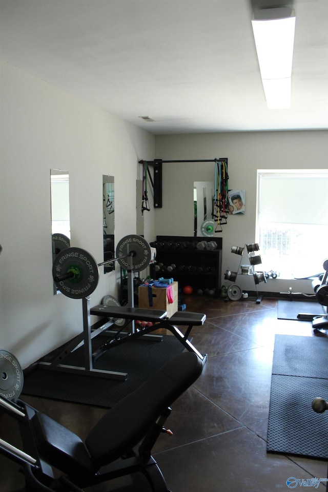 view of workout room