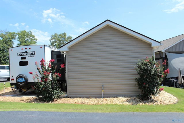 view of side of home