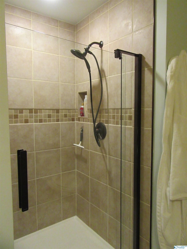 bathroom with walk in shower