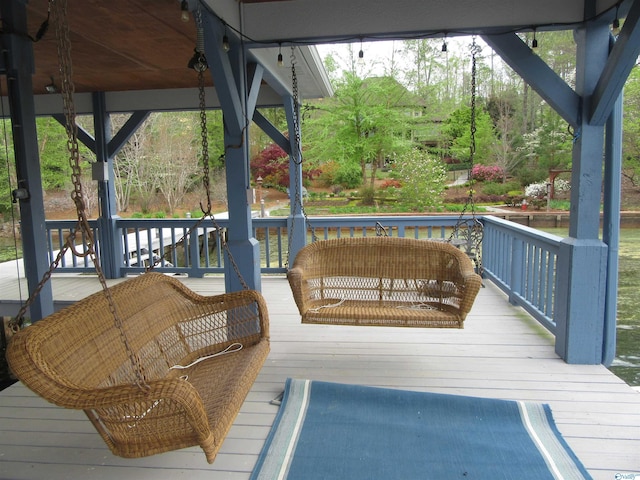 view of deck