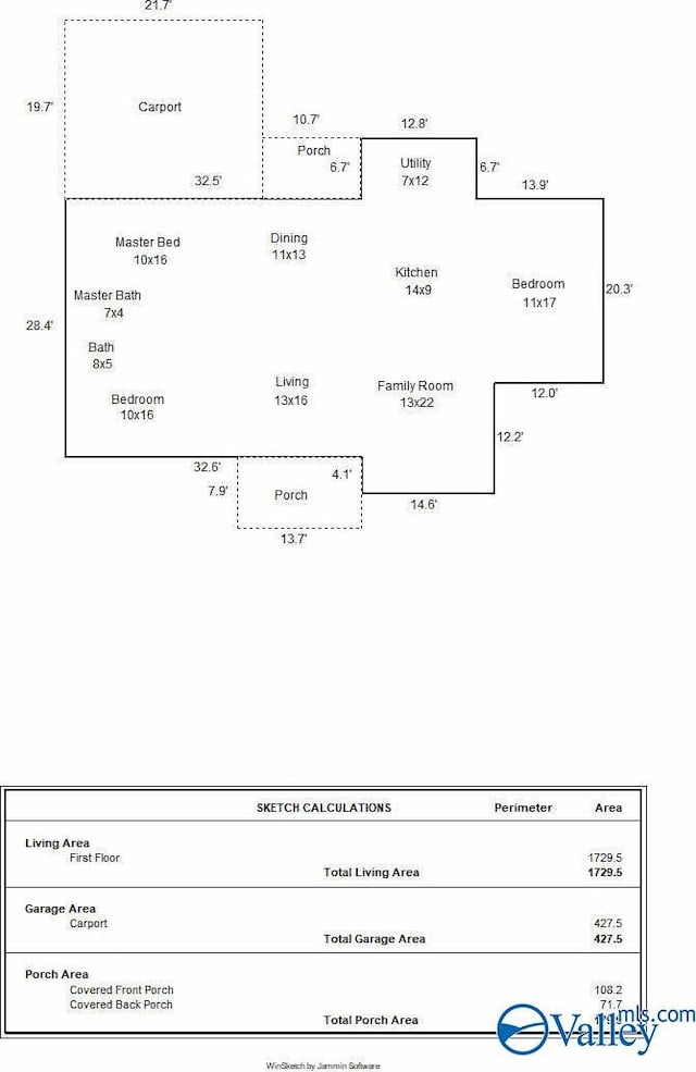 view of layout