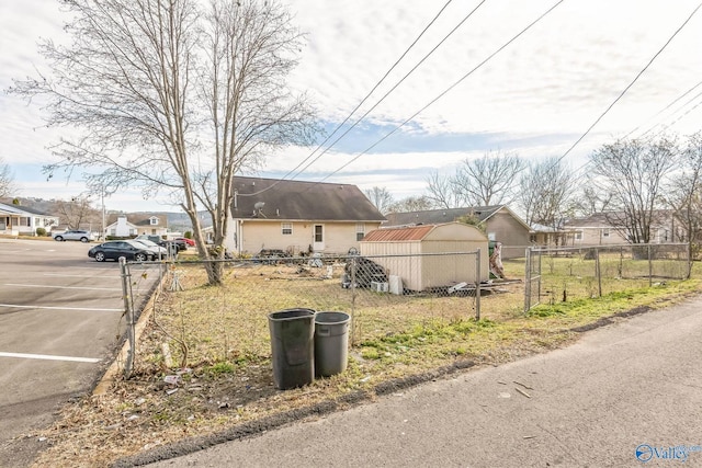 view of side of property