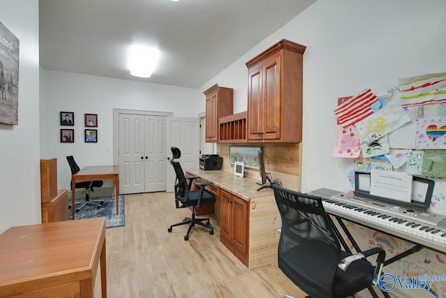 2602 Legacy Preserve Dr, Brownsboro, AL 35741 - home office featuring light wood-style flooring