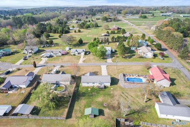 birds eye view of property featuring a residential view