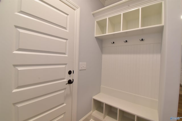 view of mudroom