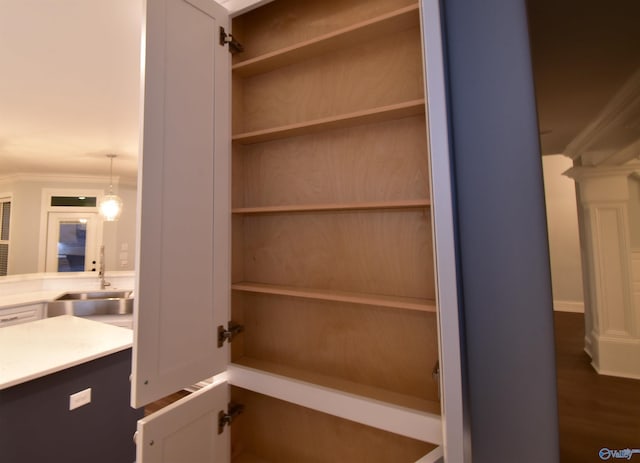 closet with sink