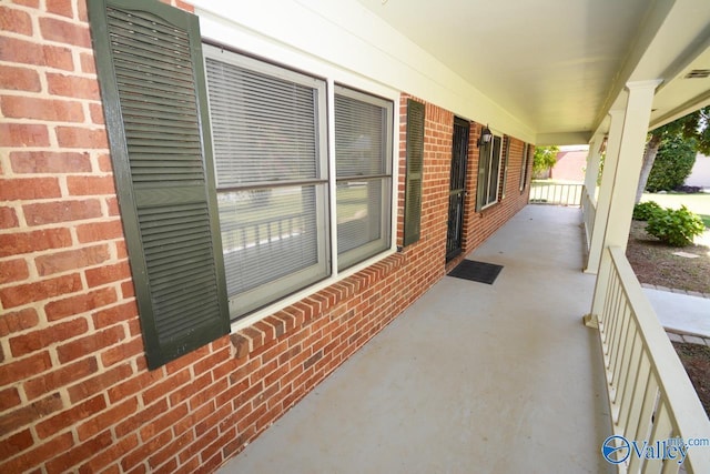 view of patio / terrace featuring a porch