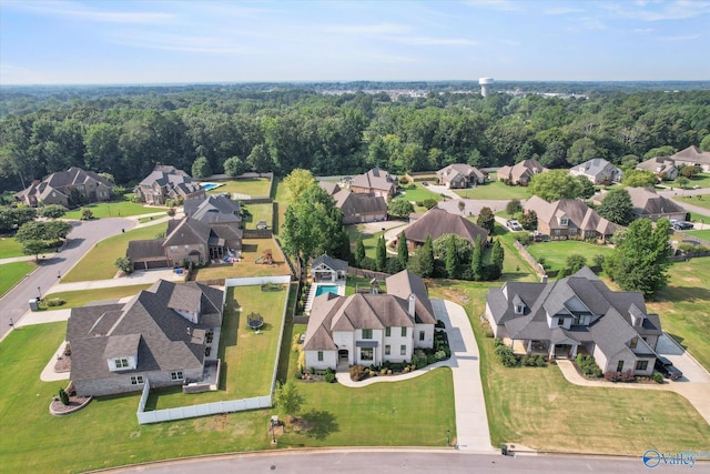 22424 Cantera Dr, Athens, AL 35613 - aerial perspective of suburban area featuring a forest